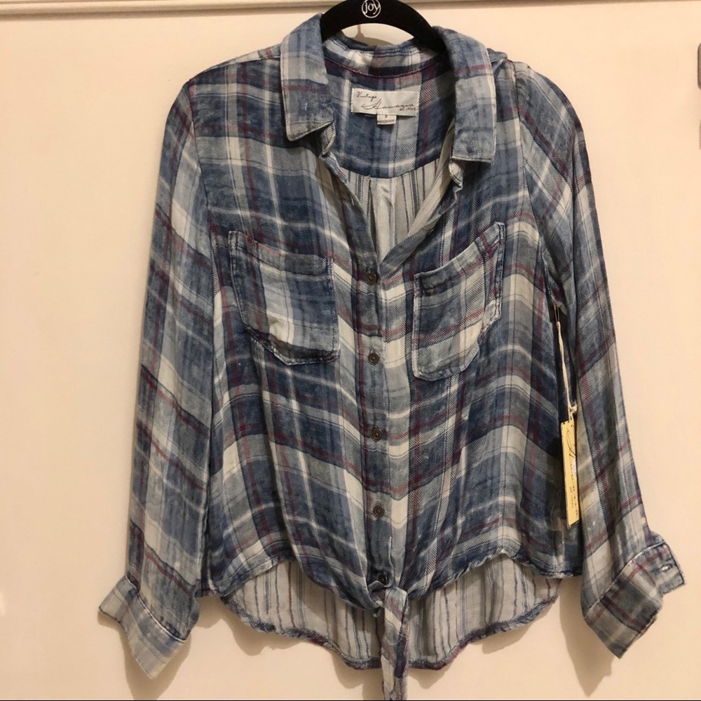 Vintage Havana soft flannel vsco - Picture 3 of 6